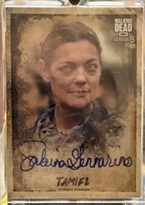 ☠️2018 The Walking Dead Autograph Collection. Sabrina Gennarino as Tamiel ☠️💀