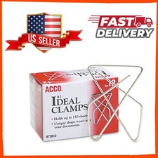 12 Count Silver Butterfly Paper Clips Large Strong Paper Clamps Hold 150 Sheets