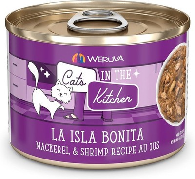 Weruva Cats in the Kitchen La Isla Bonita Mackerel Shrimp Cat Food