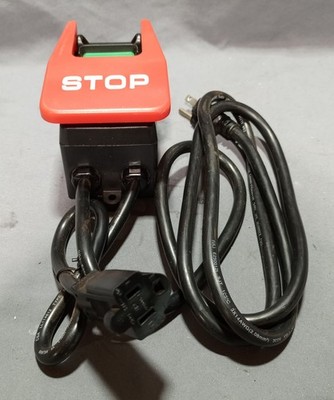 120V  AC Start Stop Switch Station Emergency Stop Safety Control Box
