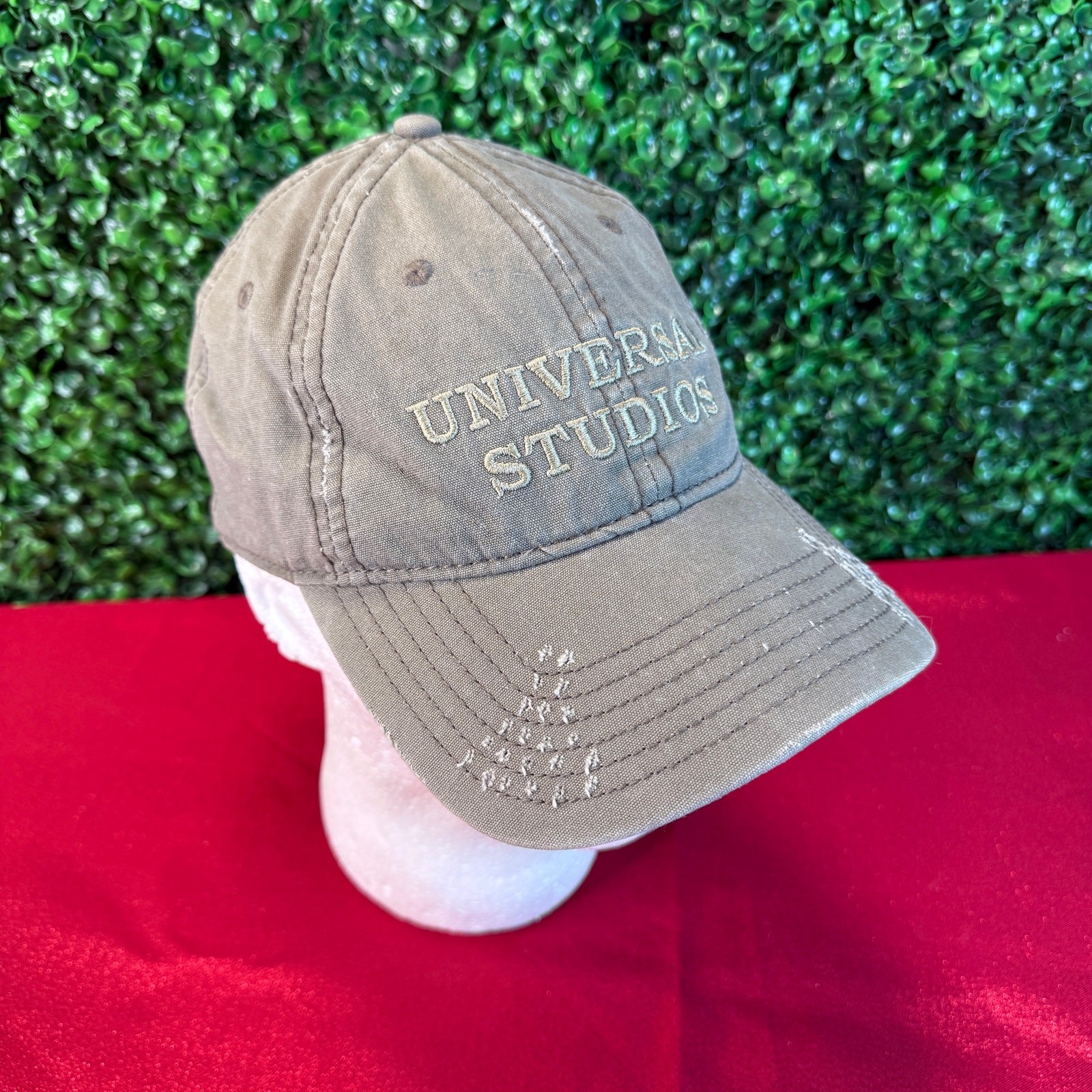 Universal Studios Strapback Hat Gray Brown One Si… - image 4