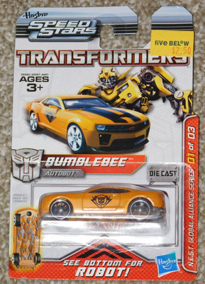 TRANSFORMERS SPEED STARS N.E.S.T GLOBAL ALLIANCE SERIES BUMBLEBEE DIE CAST CAR