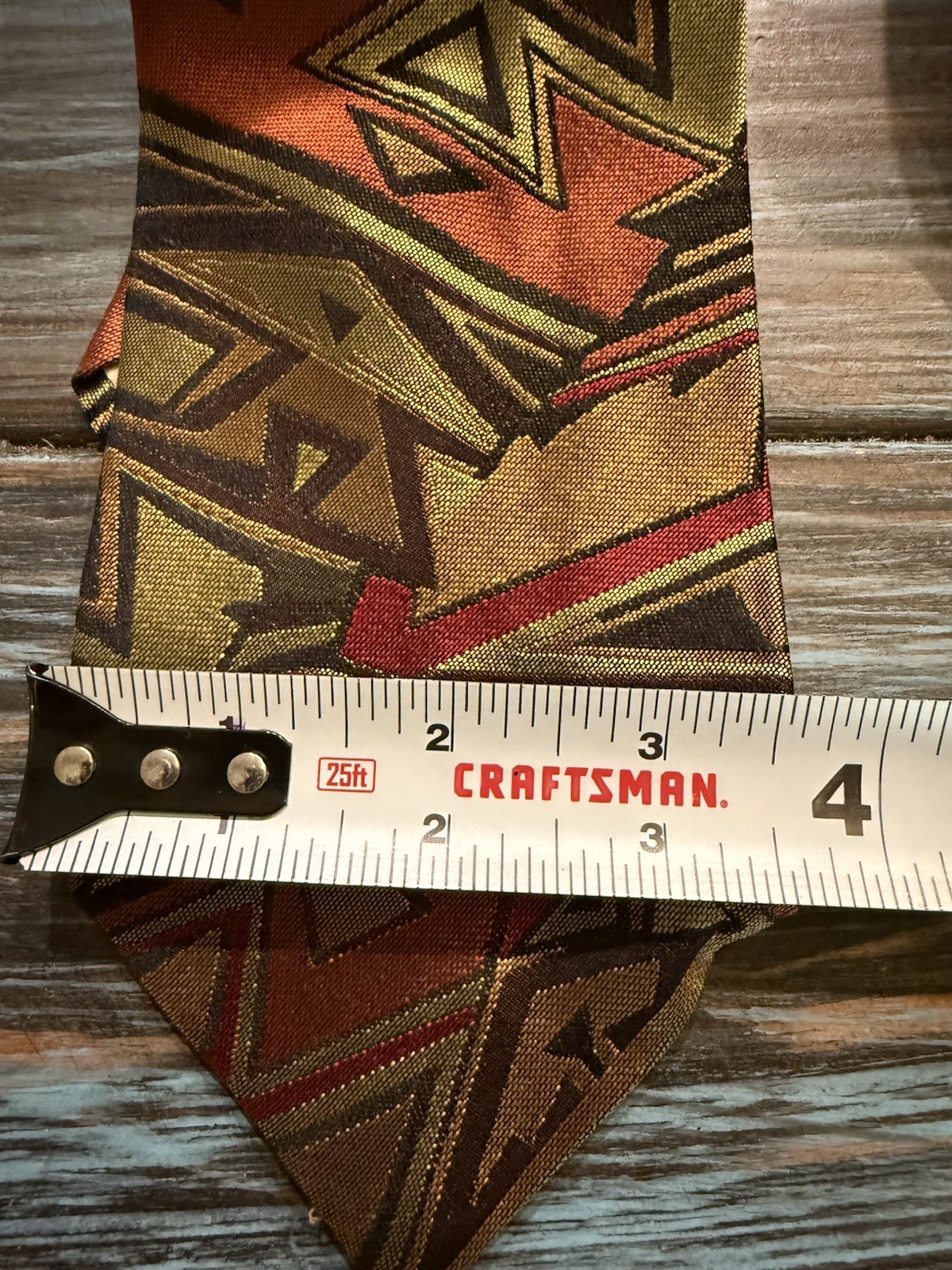 Lot Of 4 Designer Ties Hermes,Polo, Versace, Matsuda All Vintage *SEE DESC* thumbnail 19