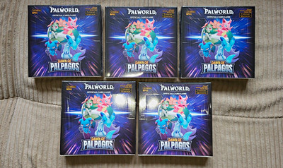 Palworld Official Card Game Dawn of Palpagos 1st EDITION BP01 Display