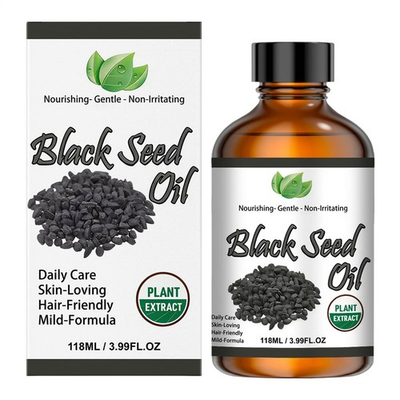 #ad Black Seed Oil Certified Organic Black Seed Oil Virgin Vegan Formula 3.9 Fl Oz $23.39