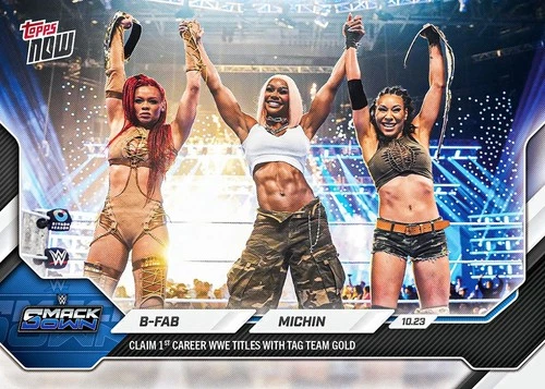 *PRE SALE* B-Fab and Michin - 2026 WWE Topps NOW® - Card 113 - product listing photo