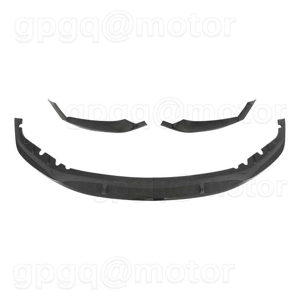 Labio de parachoques delantero de carbono estilo MP para BMW Serie 5 G30 540i M Sport M550i 17-2020 Foto 4 de 4