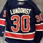 Reebok New York Rangers Henrik Lundqvist #30 Signed NHL Hockey Jersey