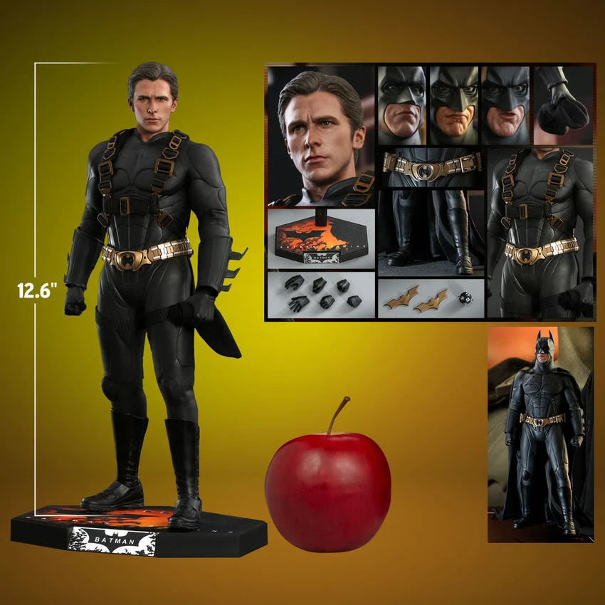 Batman Begins Christian Bale 1/6 Action Figure Hot Toys Sideshow MMS595 - Imagen 2 de 4
