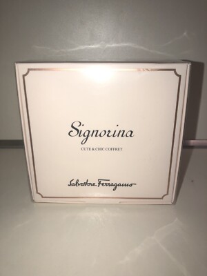 Salvatore Ferragamo Signorina Cute and Chic Croffet NEU EdP und Body Lotion Set