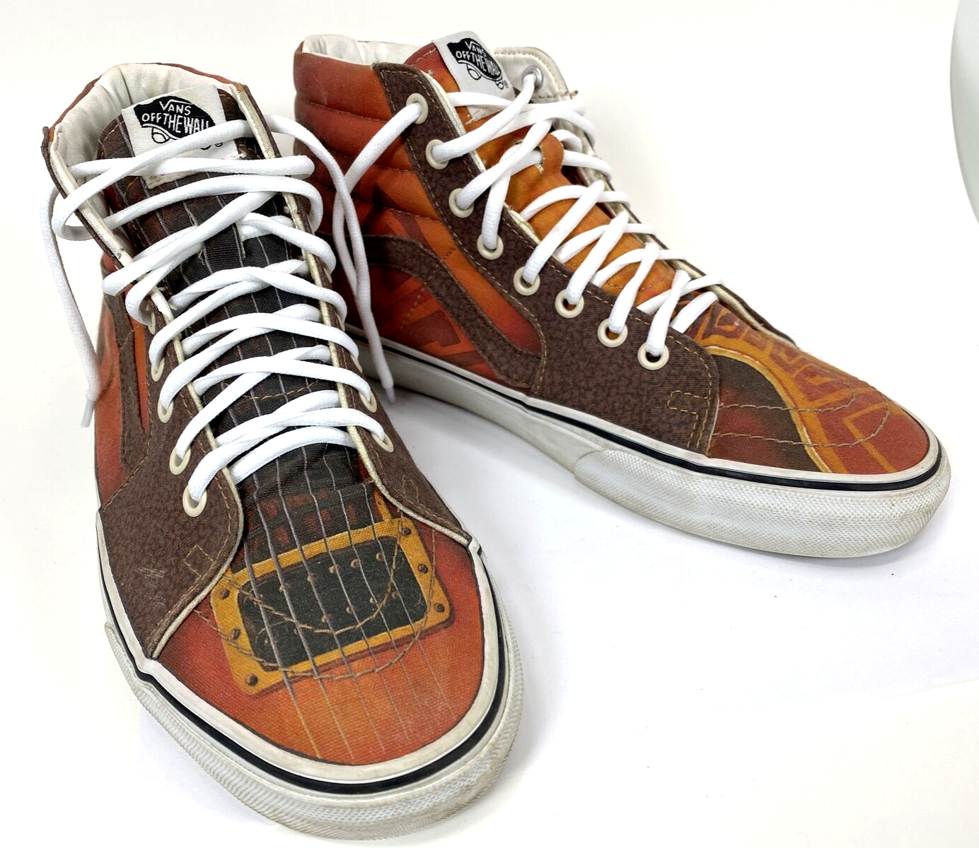 VANS Sk8 Hi Rockstar Sneakers Men Size 8 Women Size 9.5 T375 Black-image