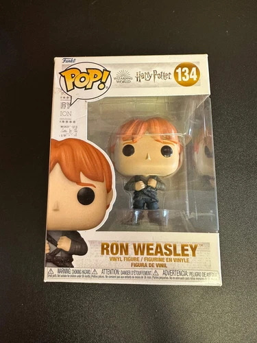 FUNKO POP HARRY POTTER RON WEASLEY 134 BOX DMG