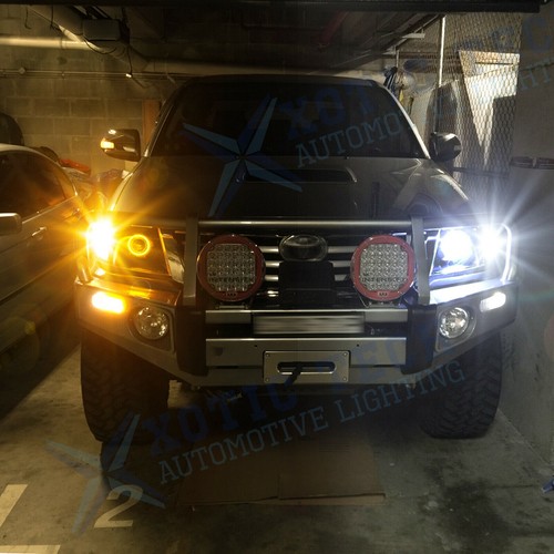 120-SMD Switchback 7443 7444 LED Señal de giro Intermitente Aparcamiento DRL Bombilla - Imagen 8 de 12