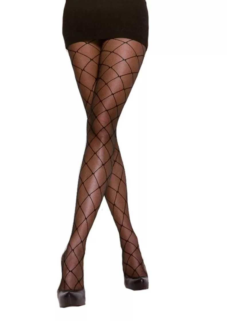 Chequered tights top