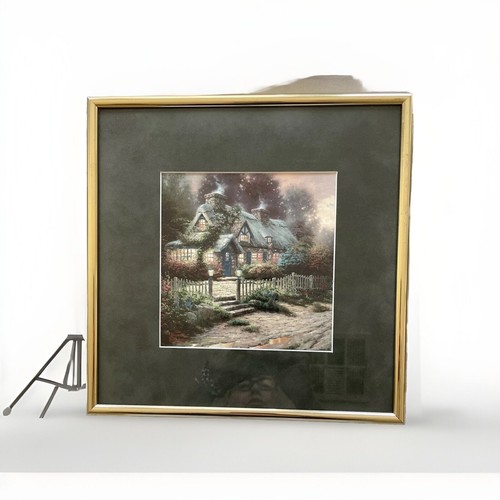 Thomas Kinkade Gold Framed Lithograph Print “Glory of Morning” 10X10” Or 3 More - Picture 5 of 5