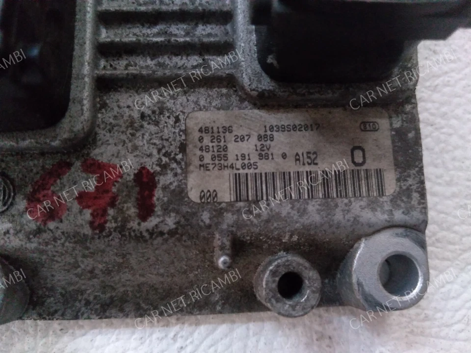 55598146 ABXF CENTRALINA MOTORE OPEL CORSA D 1.2 GPL 63KW ACDELCO E83 12642927 — 第 2/4 张图片