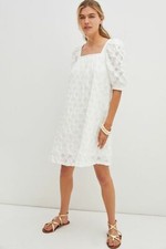 New Anthropologie Maeve Eyelet Mini Dress Size Small MSRP: $140