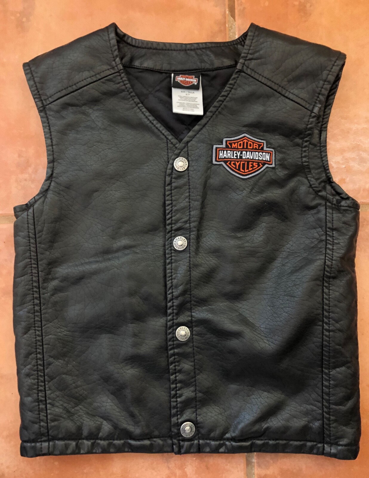 HarleyDavidson Embroidered Patches Size Vest Seasonal Wrap