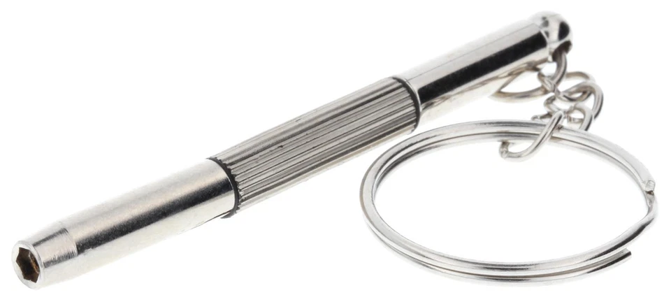 OPTOTEC GMBH Schraubenzieher/Schraubendreher + Mutternschlüssel für Brille/Uhr - 3 Funktionen