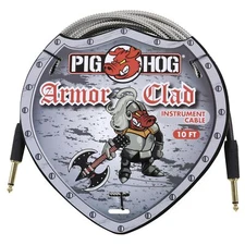 Pig Hog "Armor Clad" Instrument Cable, 10 ft  -Vintage Series  Industrial