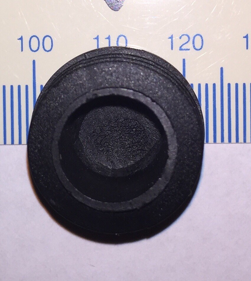 2x Handlebar End Caps Sturdy Plastic Barend Plugs for Bike / Scooter