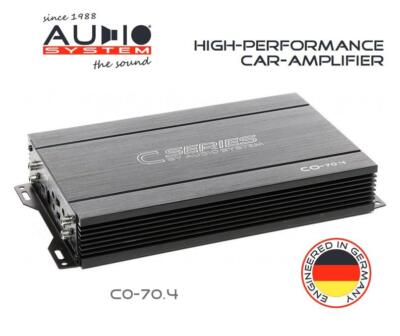 Audio System CO-70.4 CO-SERIES 4-Channel A/B Amplifier 440 Watts RMS
