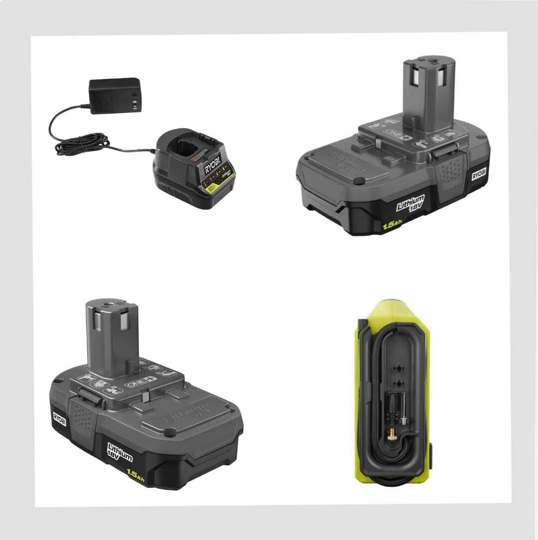 RYOBI 18V Inflator/Deflator (Tool Only) Dual Function for Tires, Air