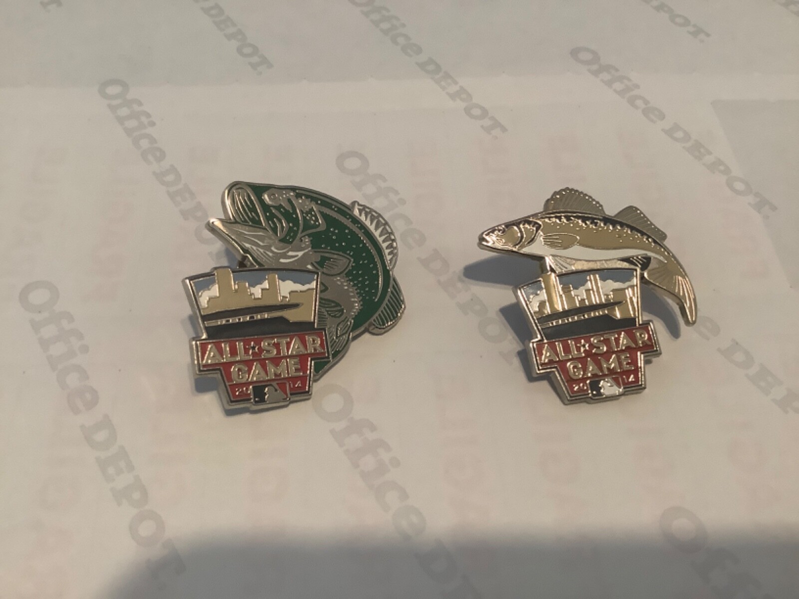 2014 ALL STAR GAME Lot of 2 PINS with Fish MLB Wincraft | eBay