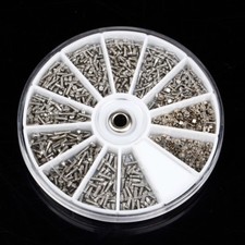 1000 Pcs Stainles Steel Hex Screws Bolts With Nuts Washers Assortment Kit Tool