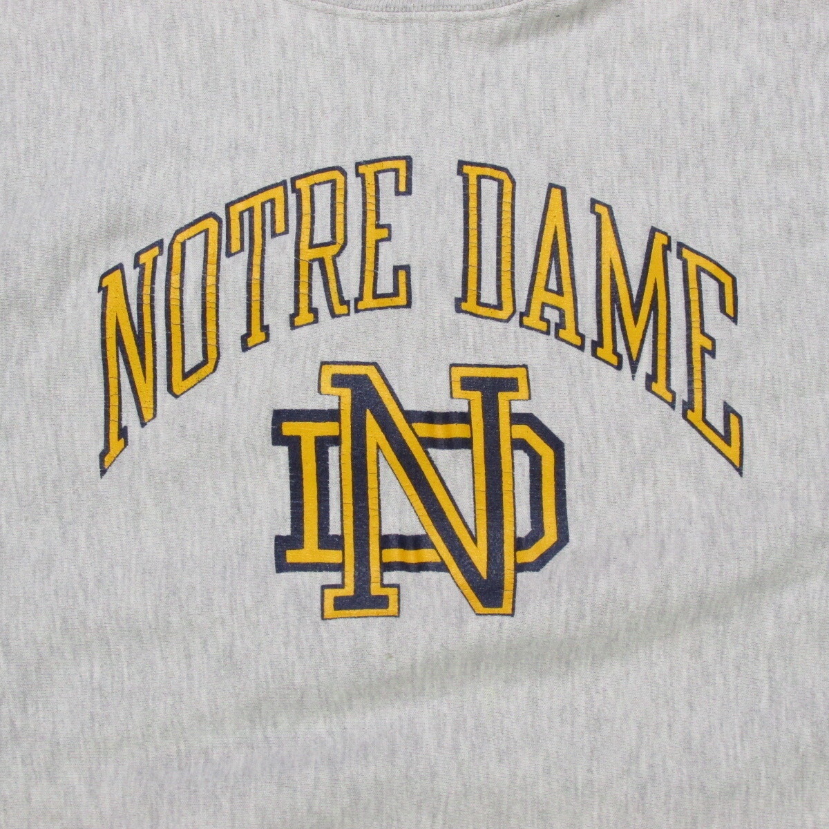 Rare VTG CHAMPION Notre Dame Fighting Irish Reverse Weave