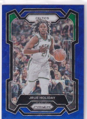 2023-24 Prizm NBA No. 107 Jrue Holiday Blue Wave Prizm