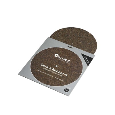 Pro-Ject Cork And Rubber-It 1mm Thick Turntable Mat