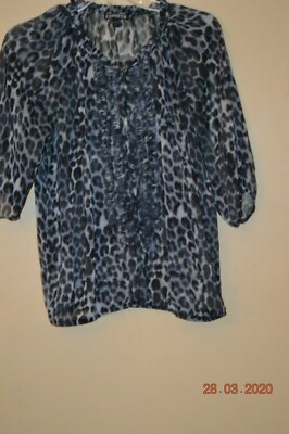 Express animal print blouse - size S