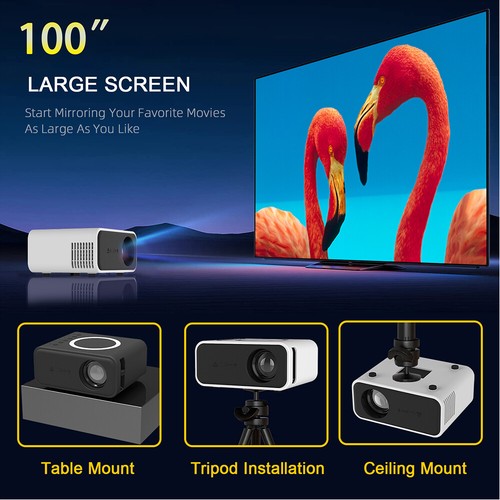 Mini projecteur intelligent portable HD 1080P WIFI Home Theater pour Android/IOS - Photo 10/24