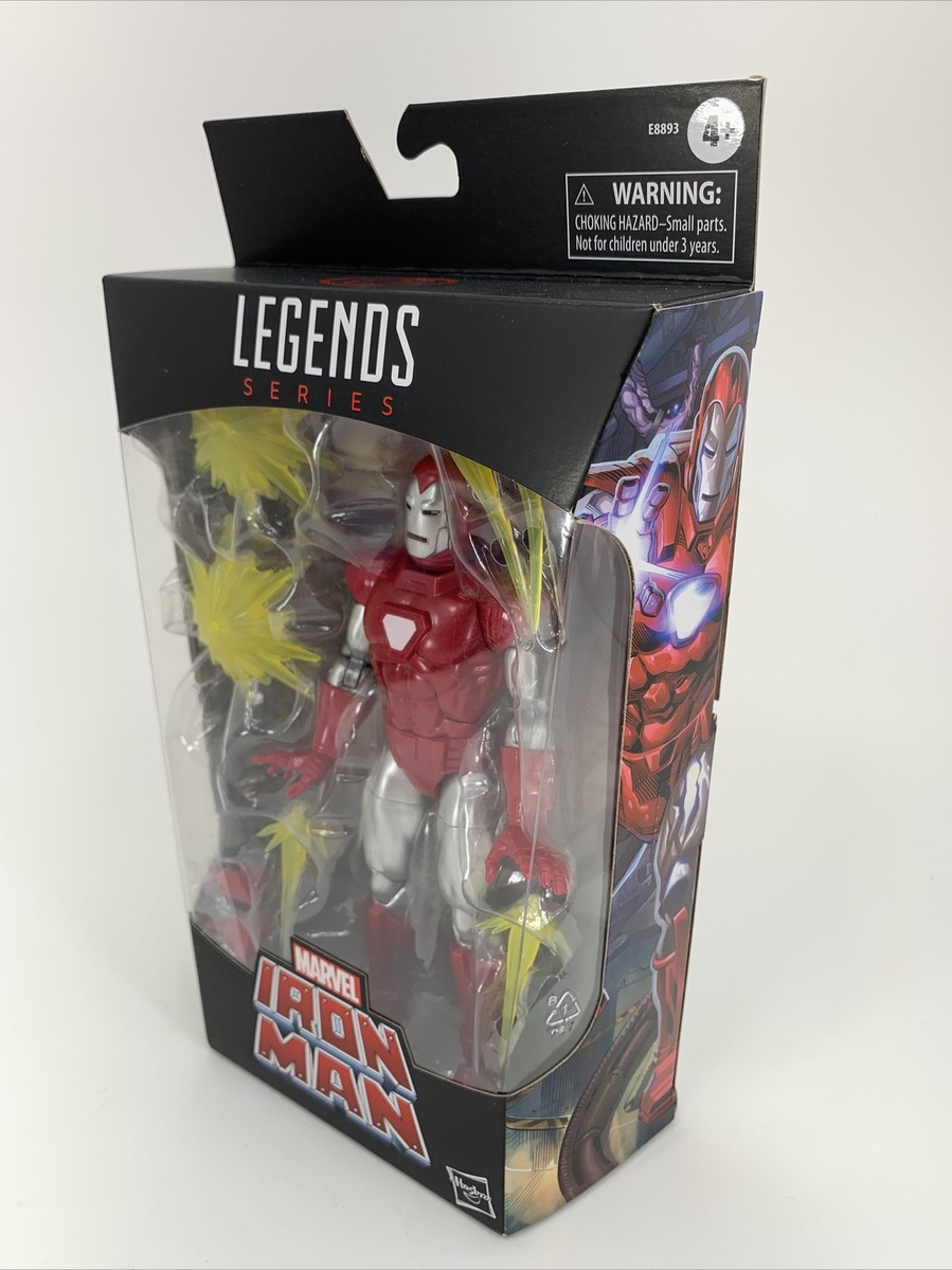 Figurine Marvel Legends Iron Man Silver Centurion : 15 Cm, édition Collector Avec 6 Accessoires