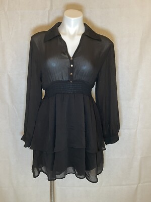 pleated faux leather dress Asymmetrical Pleated Tube Faux Leather Dress large main image 0