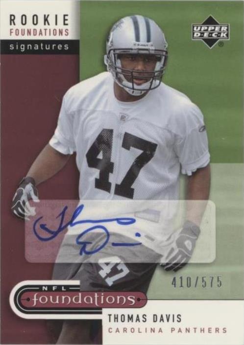 2005 Upper Deck NFL Foundations Thomas Davis #237 - 1 of 2