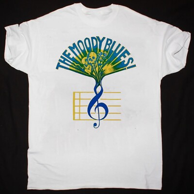 The Moody Blues Band White T-Shirt Cotton For Men Women KK983