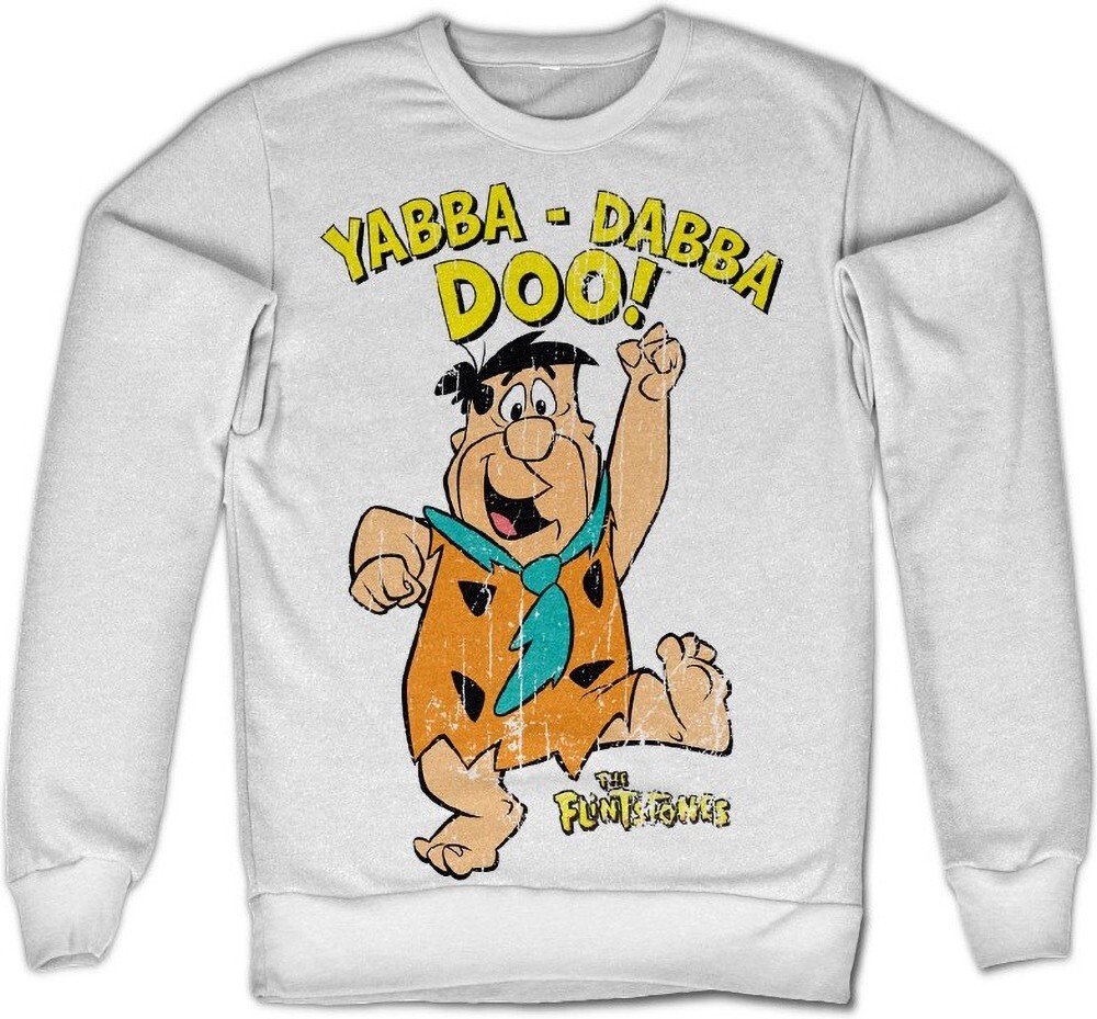 Толстовка The Flintstones Yabba-Dabba-Doo Белая 8690₽