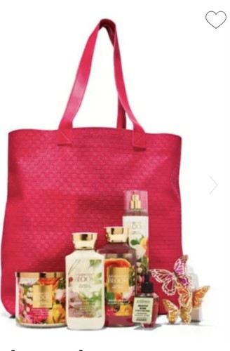 Bath & Body Works Muttertag Tragetasche Set Brightest Bloom Mist Kerzenlotion - Bild 1 von 3