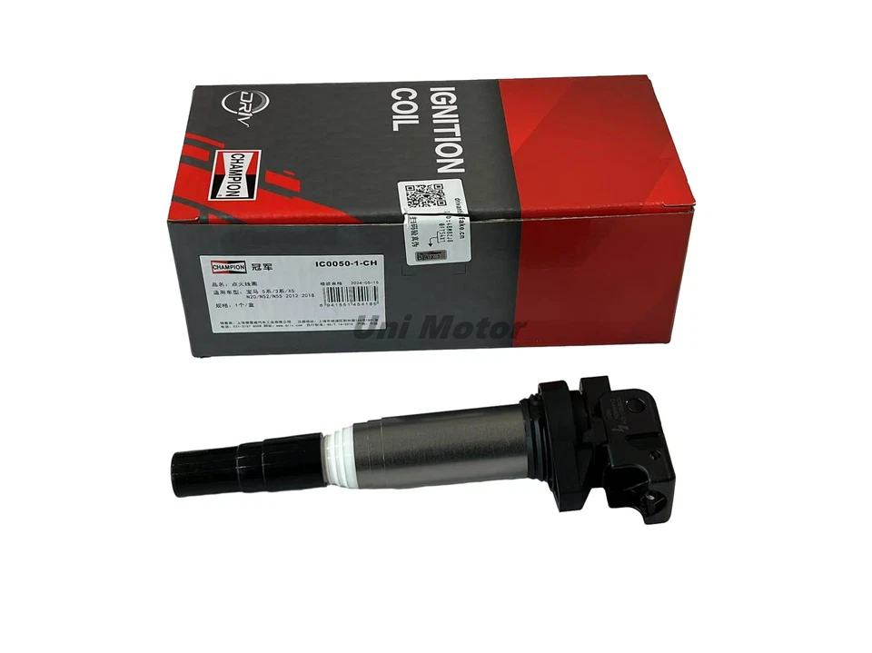 12138616153 4 piezas OEM Champion bobina de encendido para BMW 320i 328i 428i x1 x3 2,0 L Foto 4 de 4