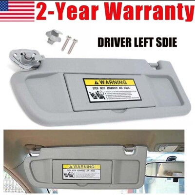 Replacement Sun Visor for Honda Civic 2006-2011 Driver Left Side Clear Gray USA