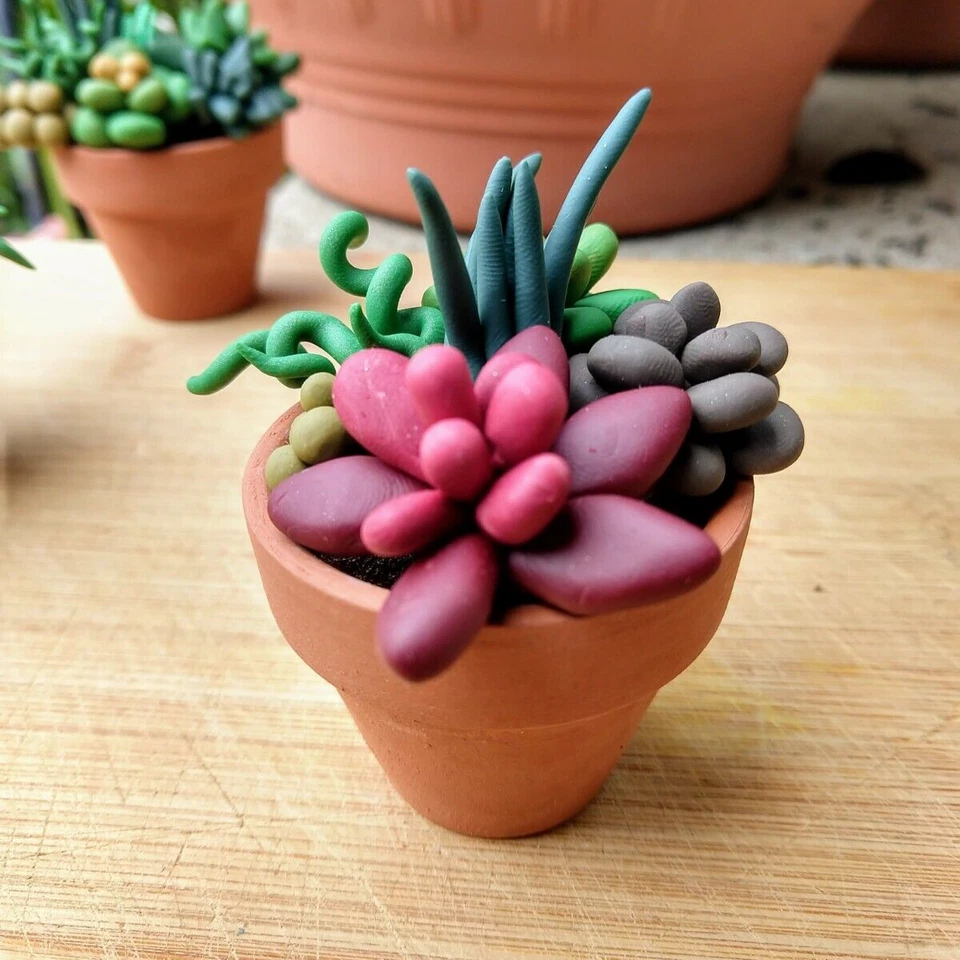 Decoración de maceta suculenta de acuario para divertidas peceras, alevines esconde decoración de cuevas Foto 2 de 4