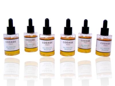 (Lot of 6) CODAGE Paris ''Shower Gel'' Body Soap 6 x 1.35 fl oz. Hotel Travel Size