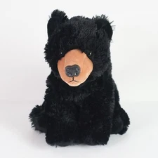 Wildlife Artists Black Bear 11" Realistic Plush Stuffed Animal Sitting Bass Pro