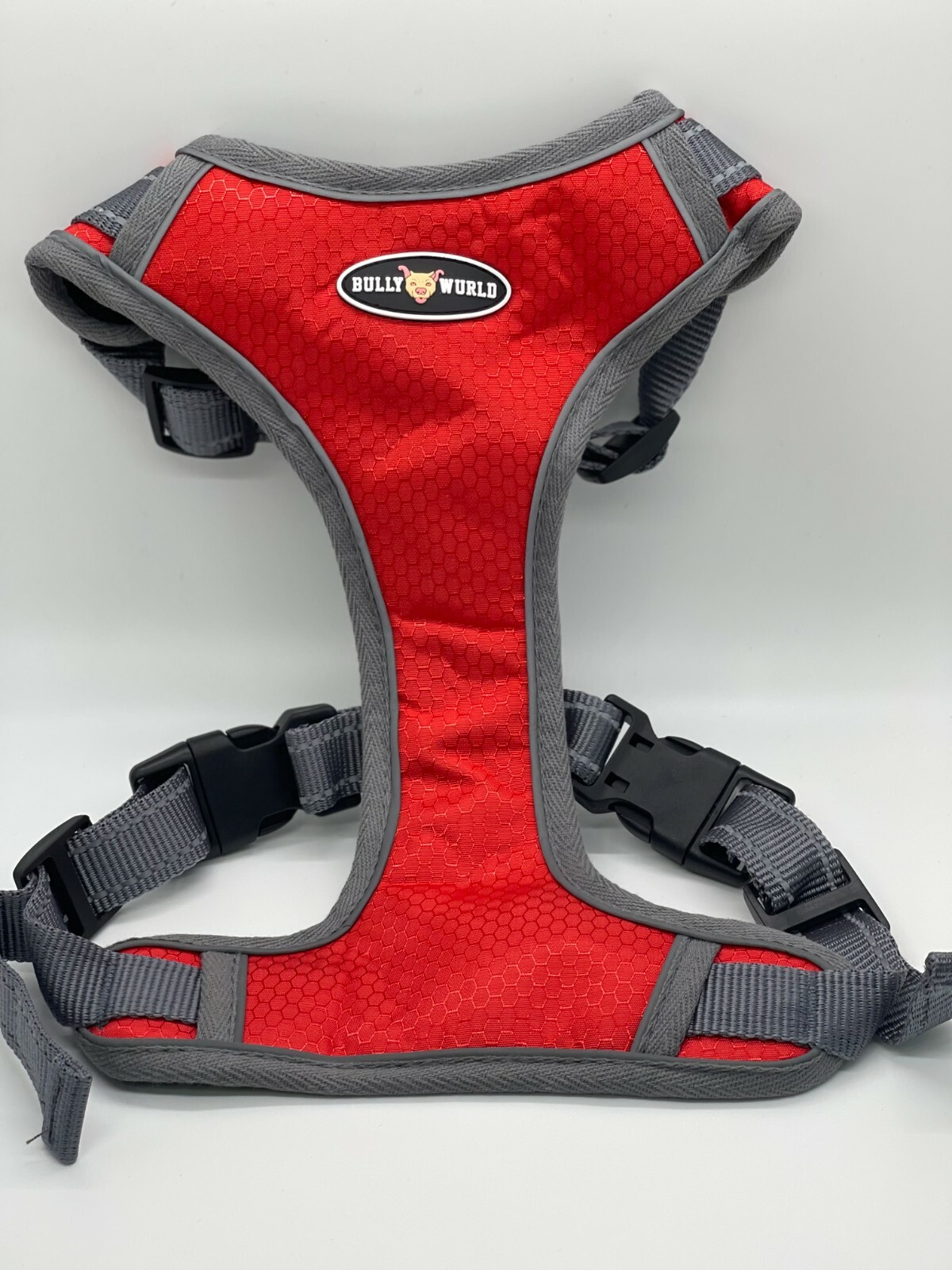 Dog Harness Big Dogs Sz S-XL, Nylon, Reflective(fits all breeds)(Bully Wurld)