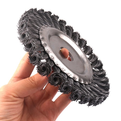 Cepillo cónico de 100 mm trenzado y cepillo de olla en uno | Para amoladora angular, Flex, Bos - Imagen 16 de 17