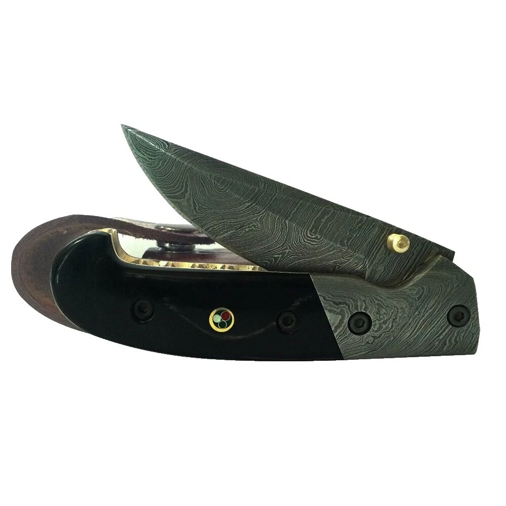 Horn Handle Collectible Modern Pocketknives Folding Knives