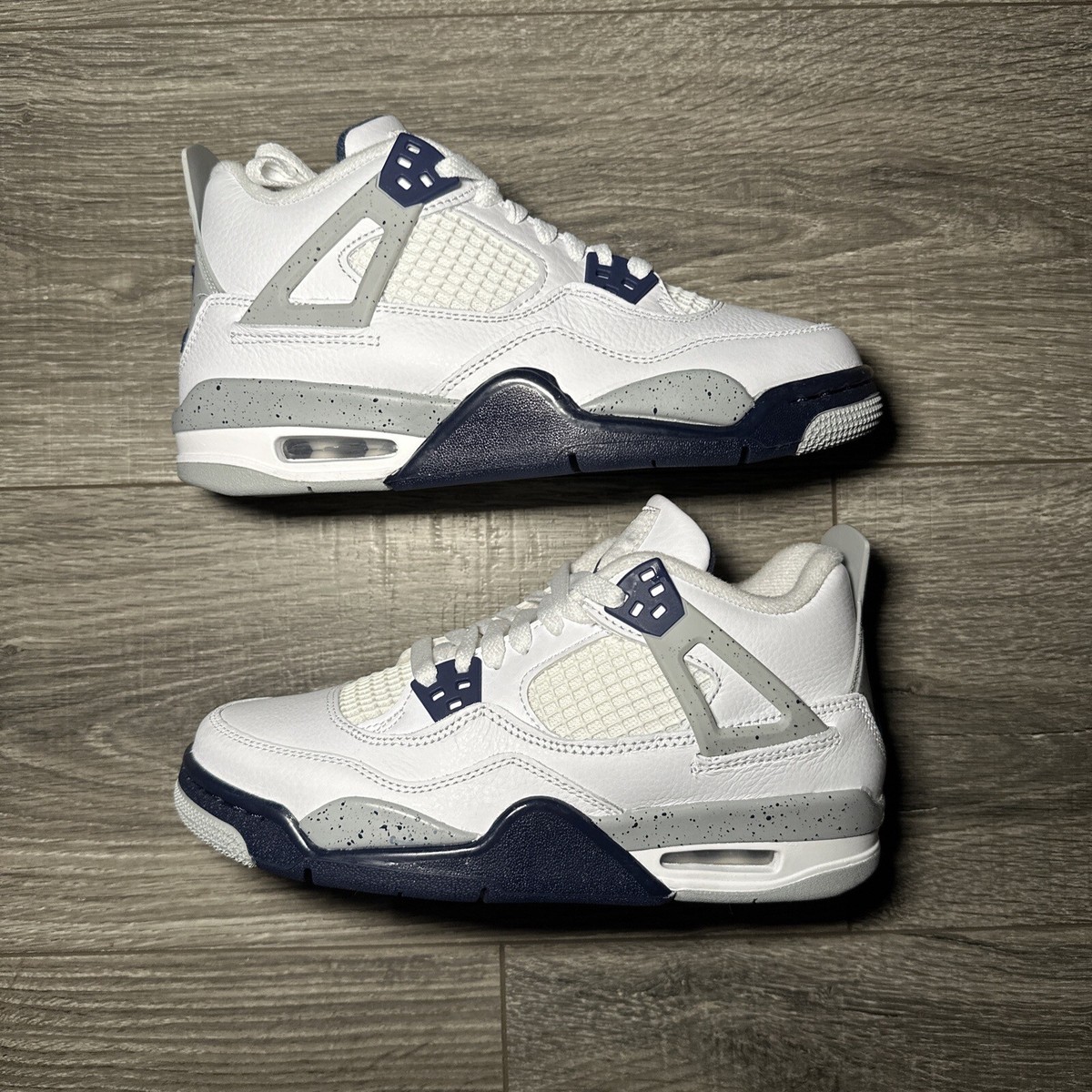 Air Jordan 4 Retro Midnight Navy Gradeschool 408452-140  display picture 3