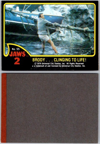 1978 Topps JAWS 2 Movie Trading Cards - Set Break - Pick Your Cards NM/MT - 第 56/71 張圖片
